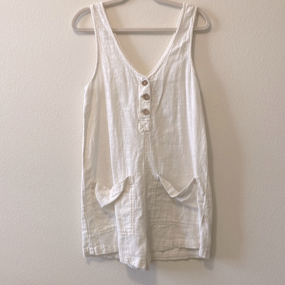 Flowy Ripcurl romper, cream, M